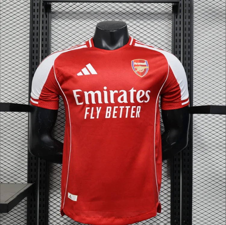 Maillots Homme Domicile Arsenal 25/26 Rouge S-XXL